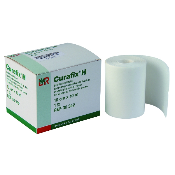 Curafix® H Пластырь воздухо- и водопроницаемый для фиксирующих повязок и скрепления краев раны 10 см x 1000 см